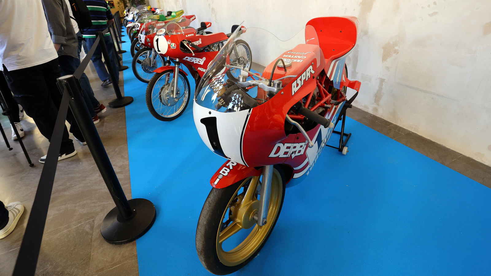 Exposición de motos clásicas y últimas novedades en Jerez por el Gran Premio