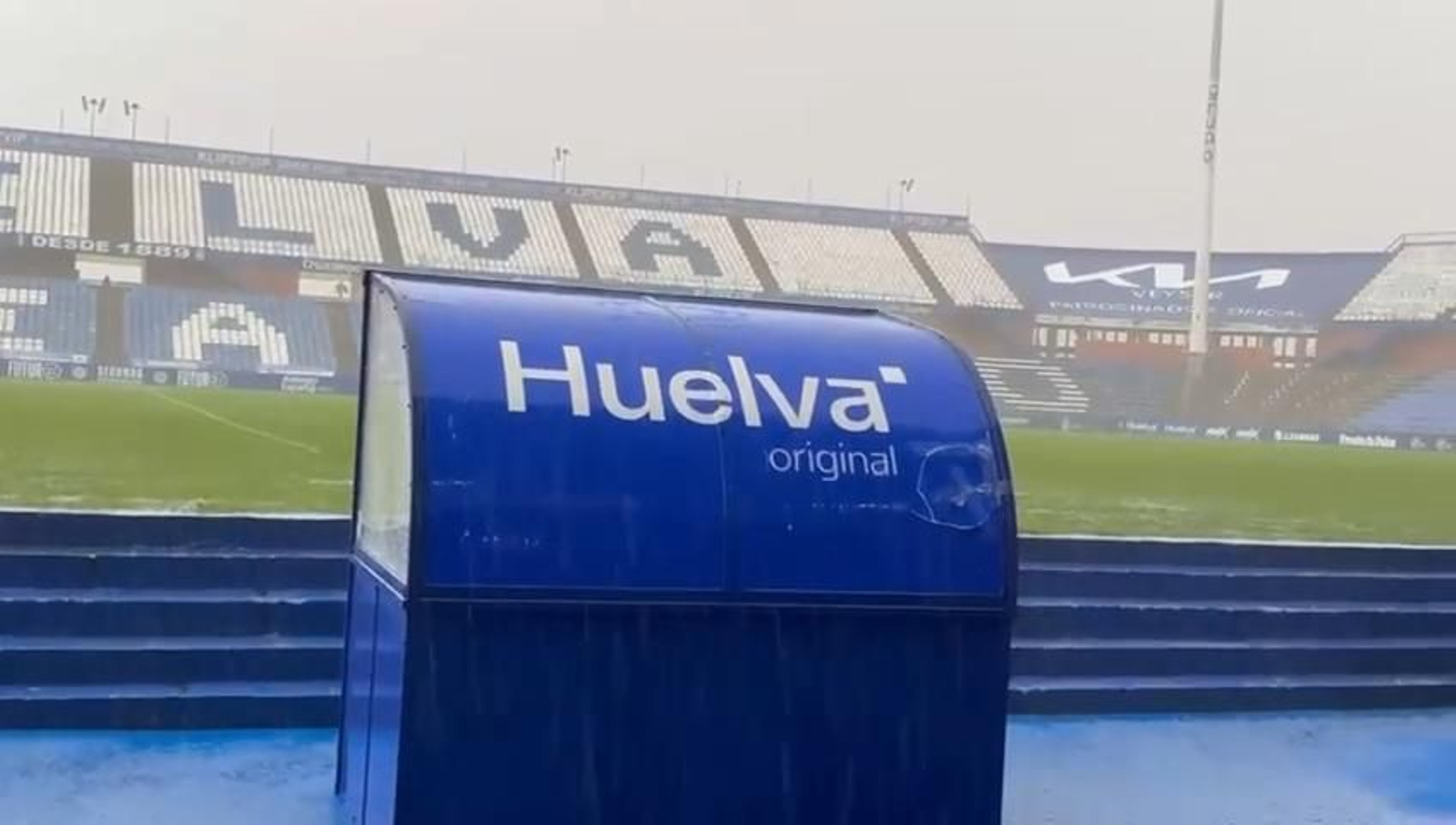 El temporal afecta al Nuevo Colombino.