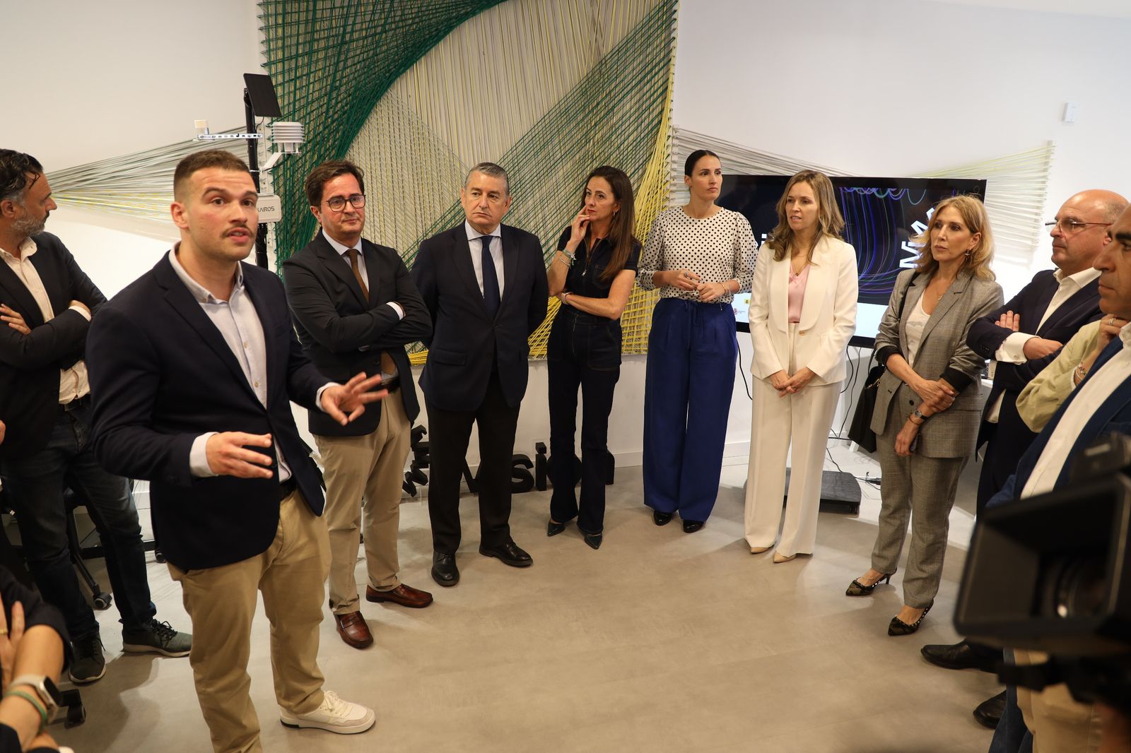 La expedición ejidense en un evento agrícola.