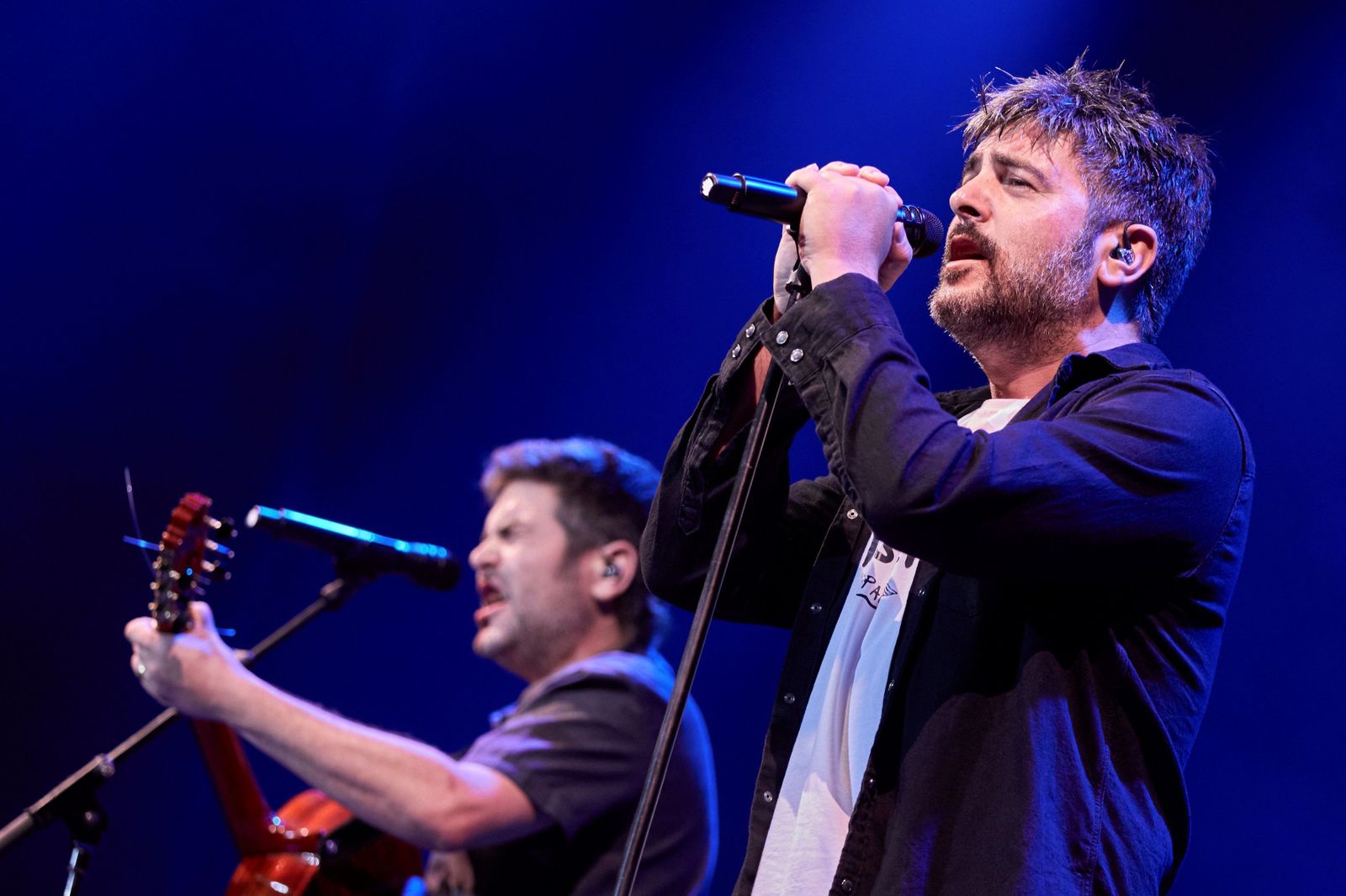 Imagen del concierto que Estopa ofreció hace unos días en Girona.