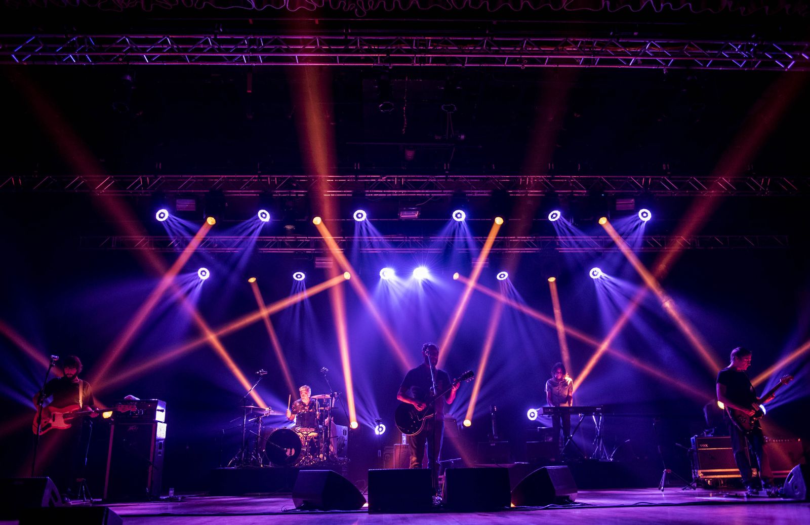 El grupo granadino Los Planetas durante un concierto el año pasado.
