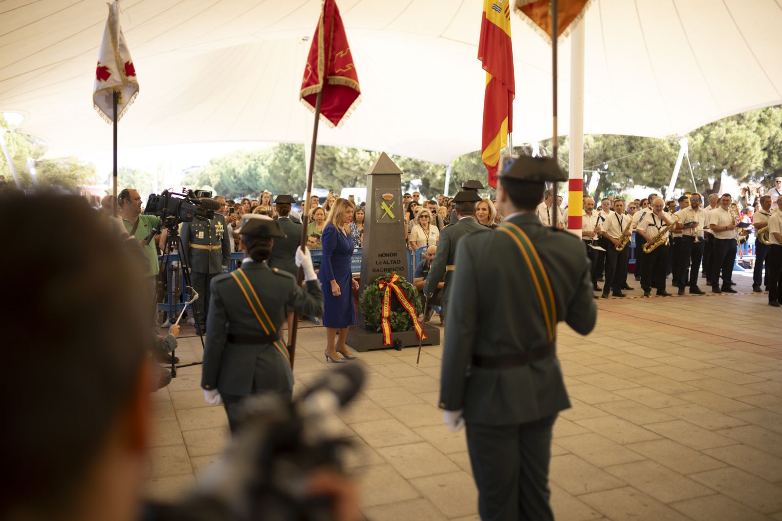 Imágenes de los actos de celebración de la festividad de la patrona de la Guardia Civil, la Virgen del Pilar.