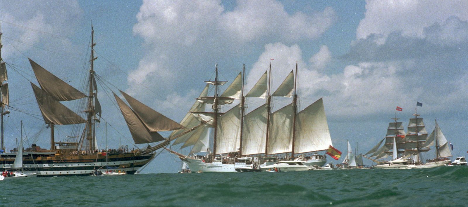 Imágenes de las grandes regatas que ha acogido Cádiz