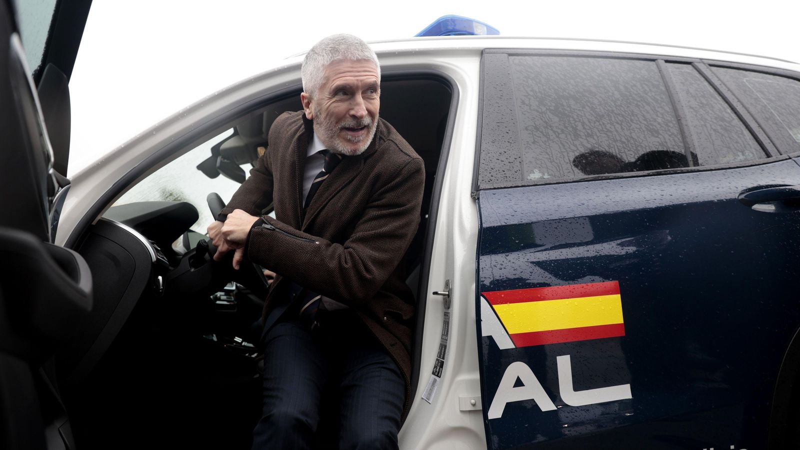 El ministro del Interior, Fernando Grande-Marlaska, en Algeciras El ministro del Interior, Fernando Grande-Marlaska, en Algeciras