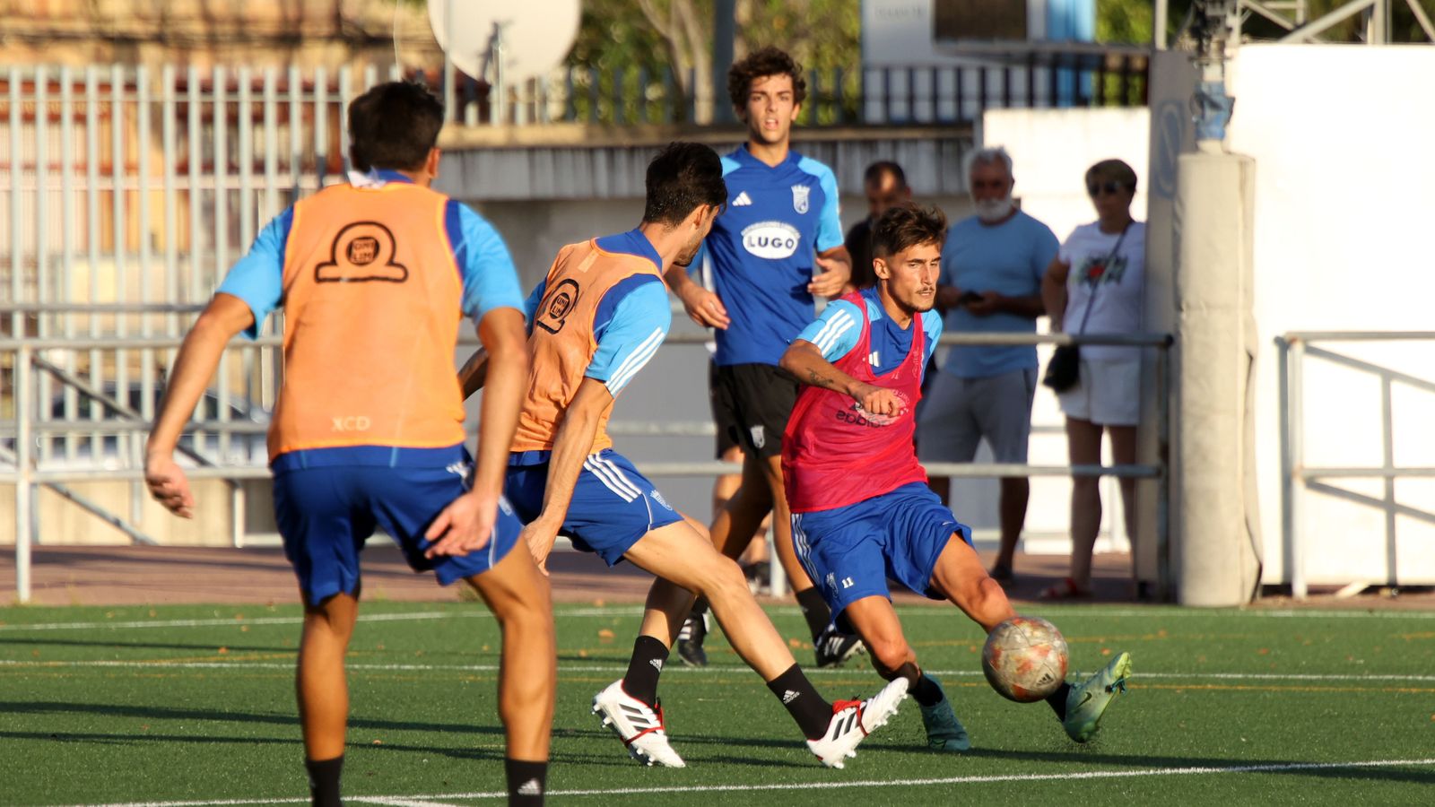 Primer entrenamiento del Xerez CD en el campo de La Granja