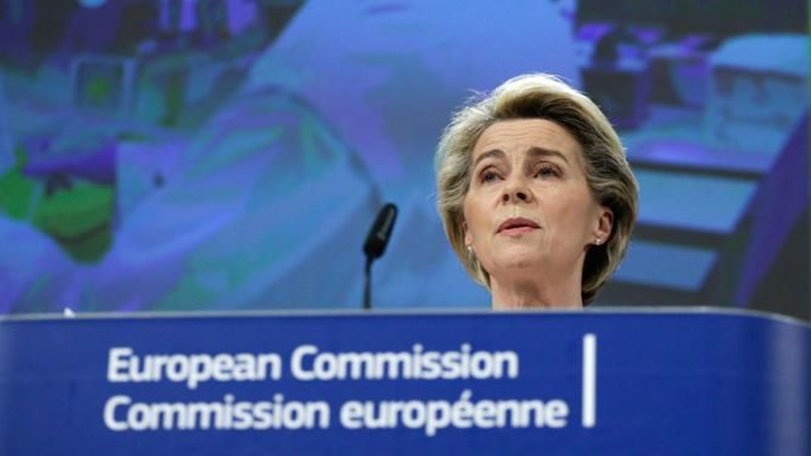 La presidenta de la Comisión Europea, Ursula von der Leyen.
