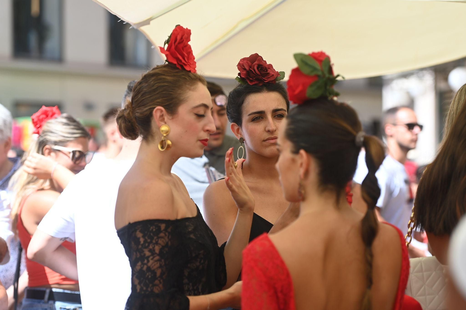 Las fotos del lunes festivo en la Feria en Málaga