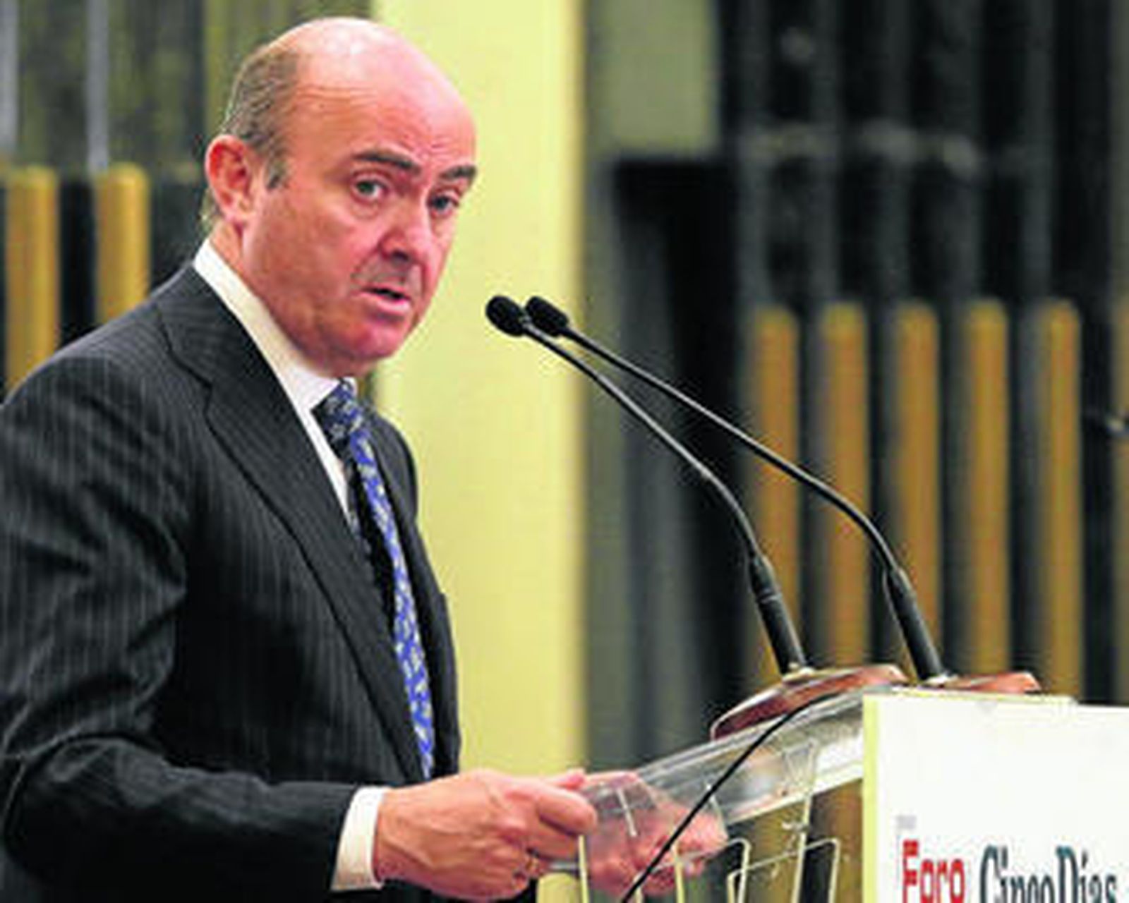 El ministro de Economía, Luis de Guindos.