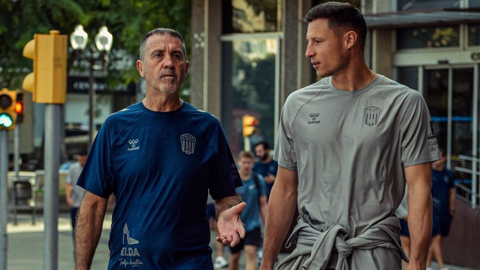 Ramón Vila, antes del partido del Eldense ante el Nàstic de Tarragona.