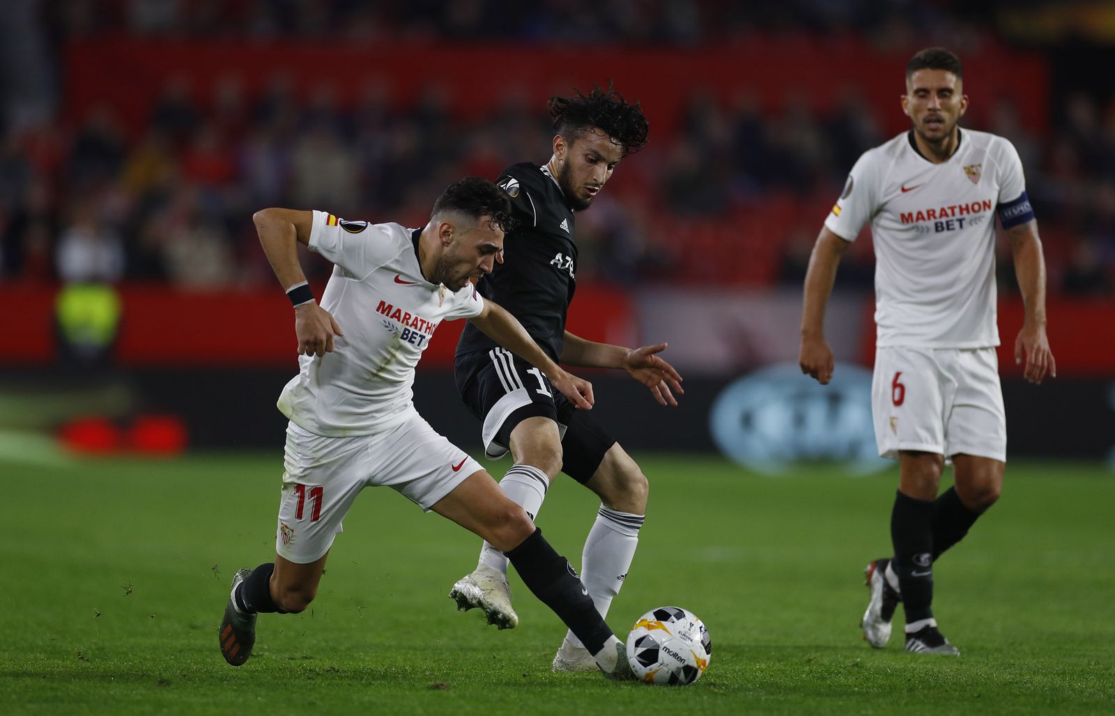 La imágenes del Sevilla fc-Qarabag Fk