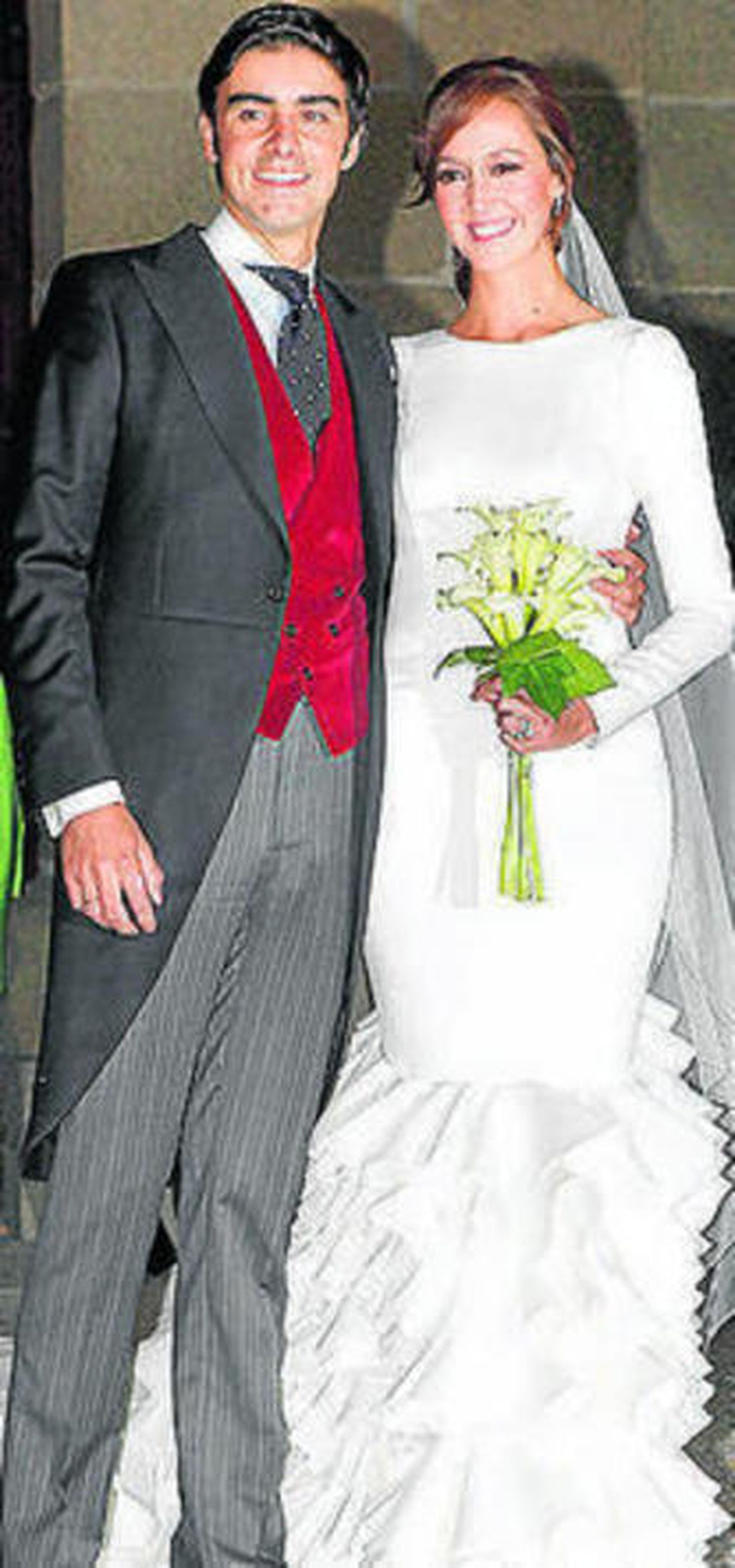 Desfile de famosos en la boda de Perera