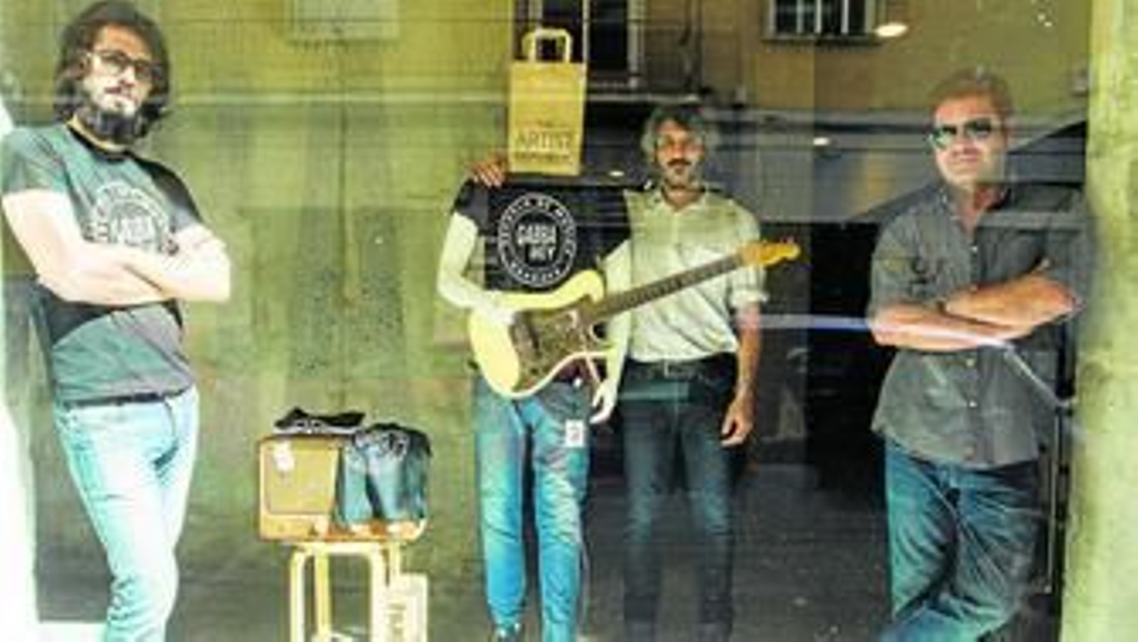 Víctor Sánchez, Raúl Bernal y José Ignacio Lapido, ayer, en la presentación.
