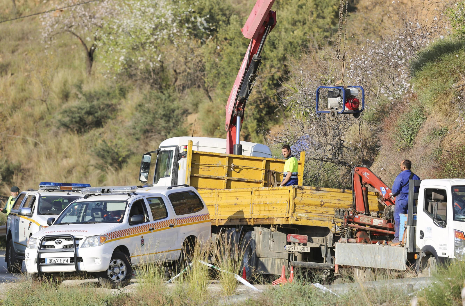 Las imágenes de este miércoles del operativo de rescate de Julen