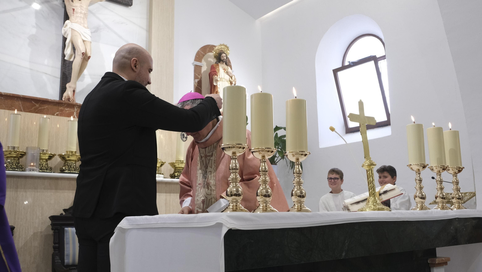 Imágenes de la bendición de la Borriquita de El Alquián, por el Obispo de Almería
