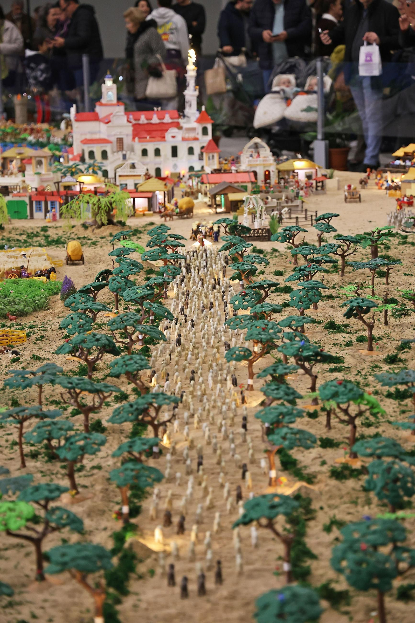 Imágenes del Belén de Playmobil más grande del mundo dedicado al Rocío