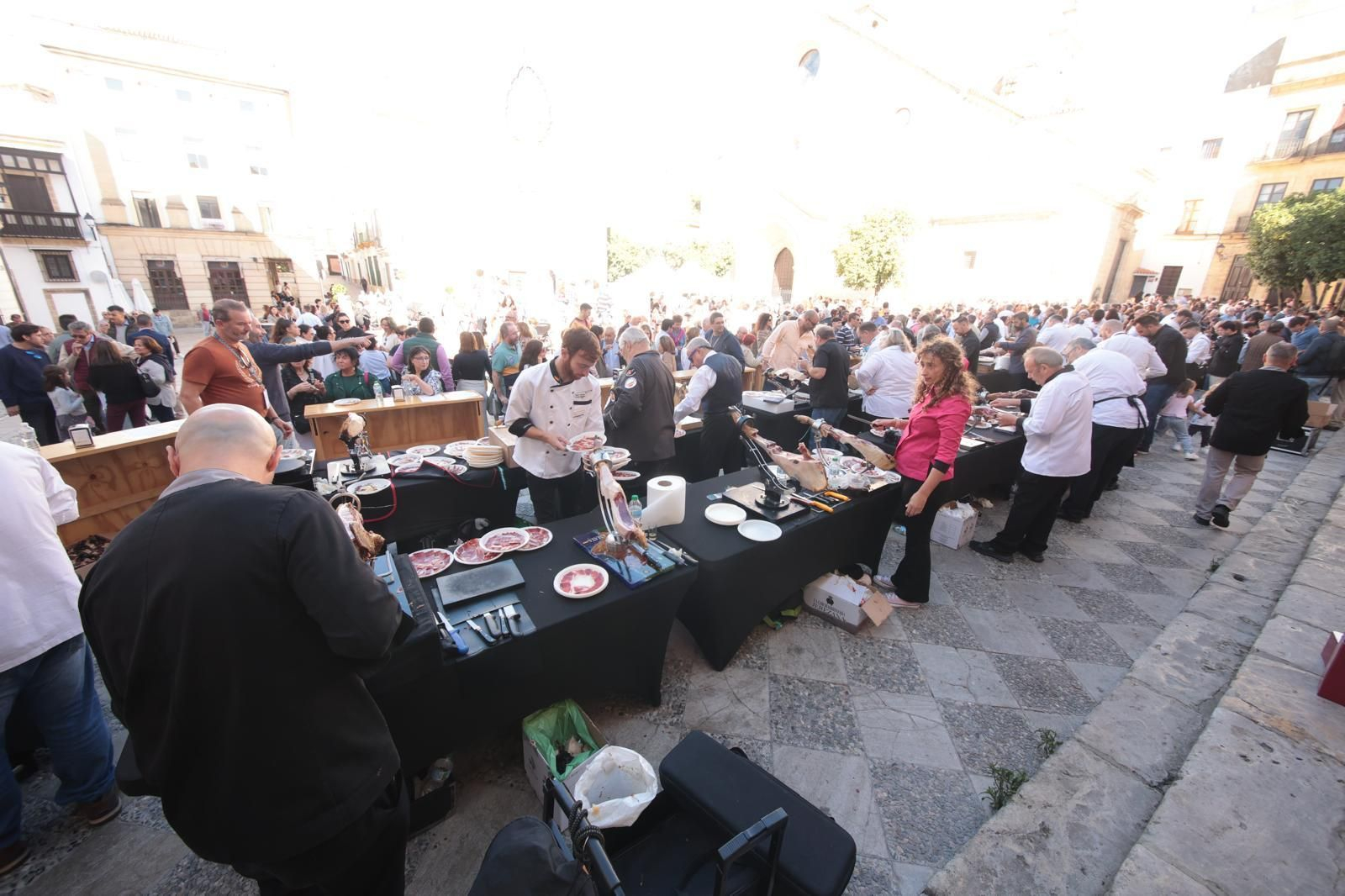 III Jornada de Cortadores de Jamón Solidarios en Jerez