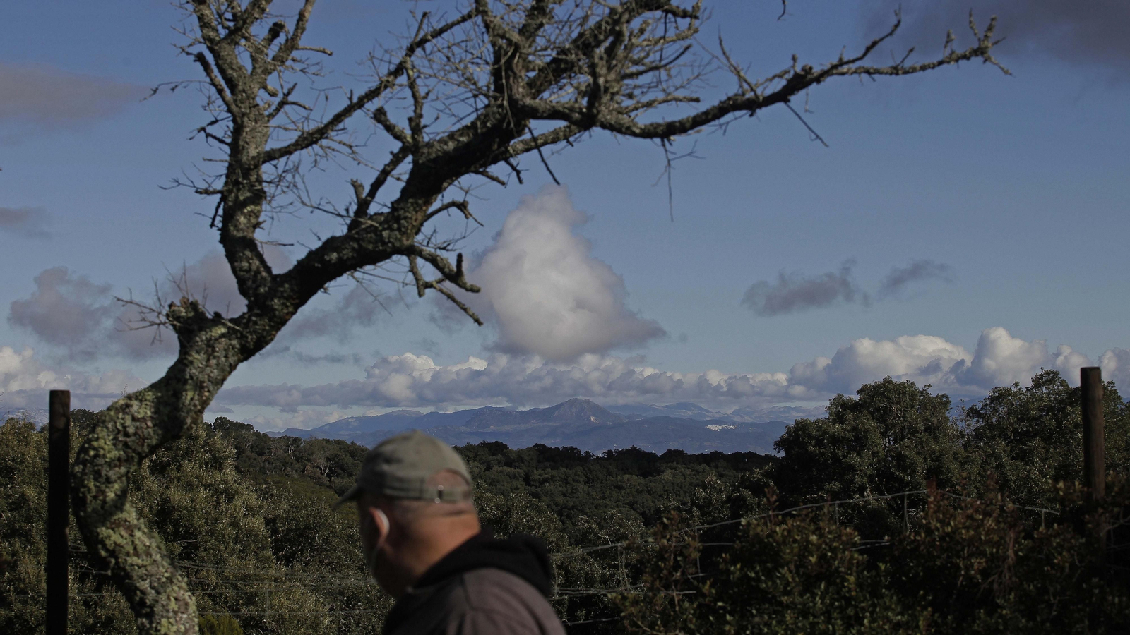 Sendero de la finca Murta en Los Barrios