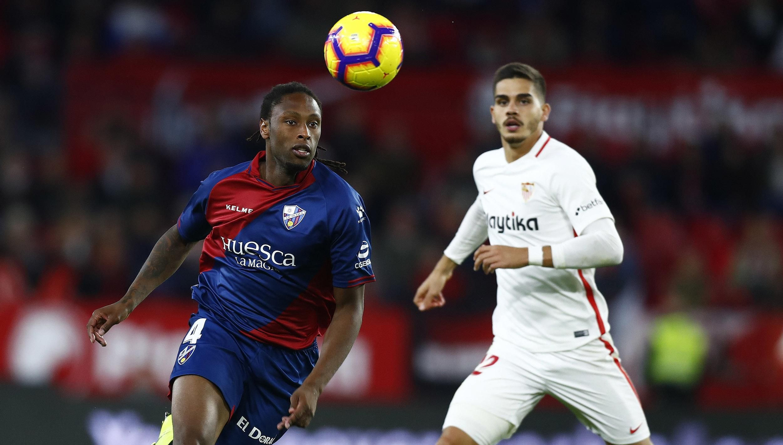 El Sevilla-Huesca, en imágenes