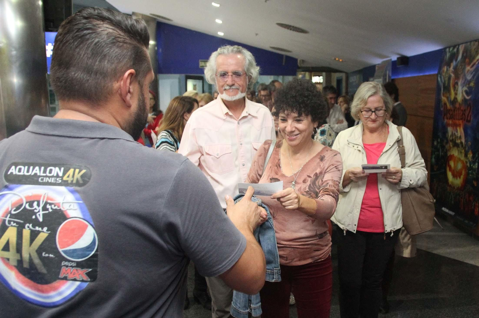 Imágenes de la proyección de la película Bernarda en CineBox Aqualon