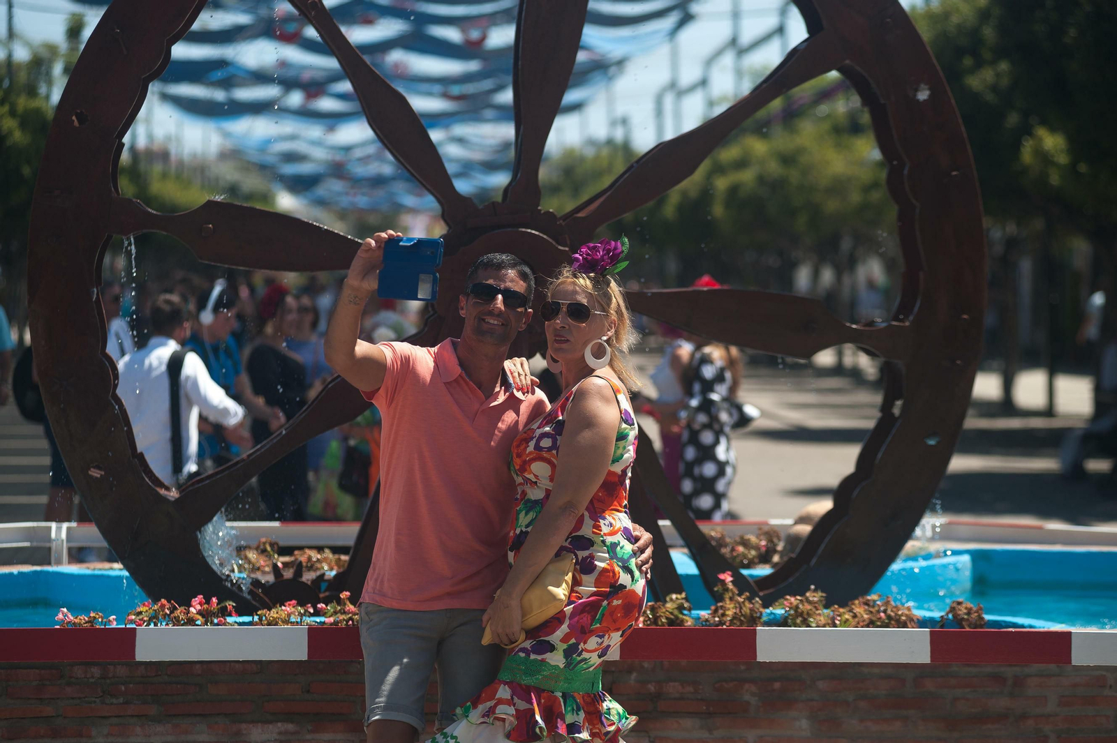 Segundo día de Feria de Málaga en el Centro y en el Real, en fotos
