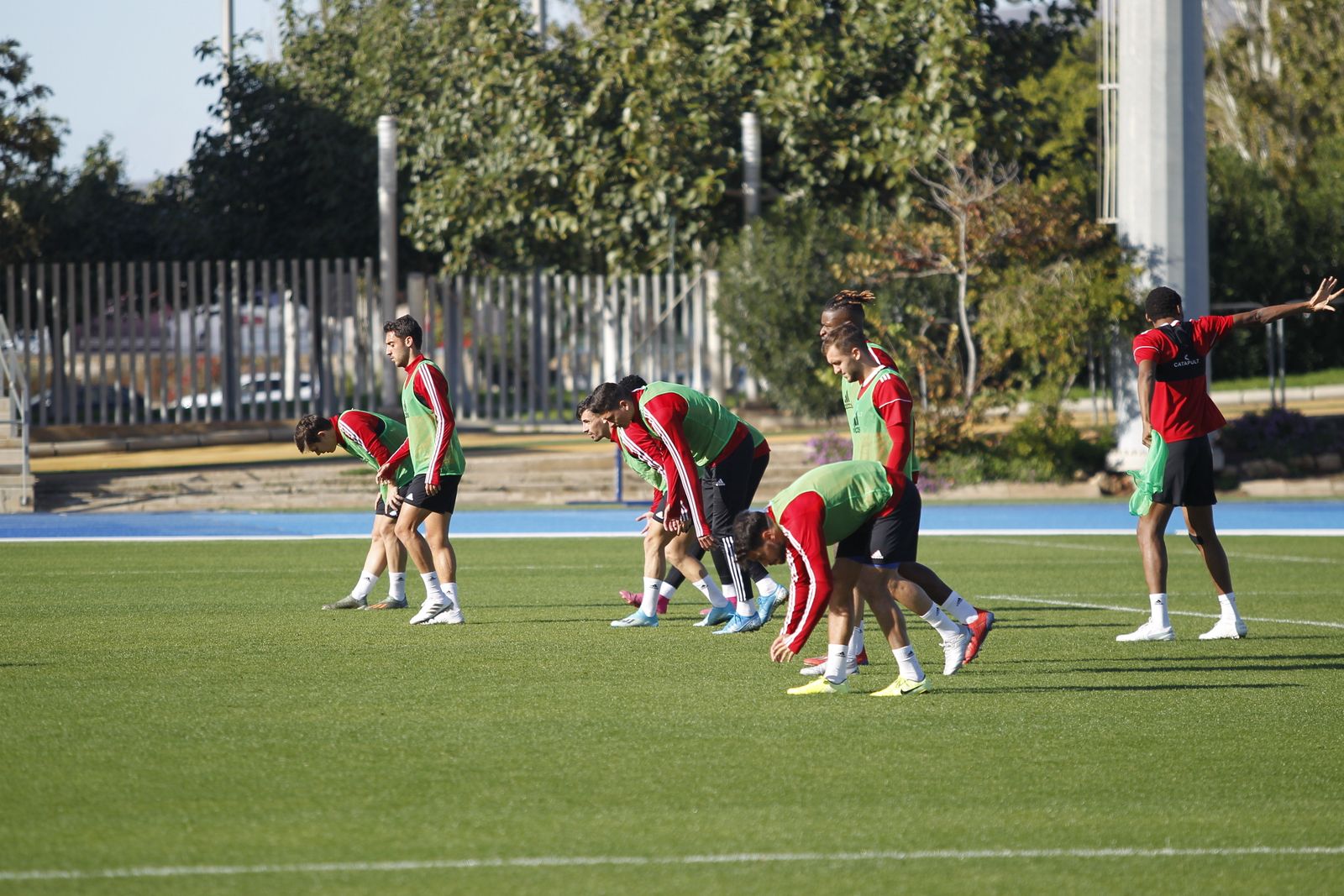Fotogalería del entrenamiento del Almería previa al partido ante el Numancia
