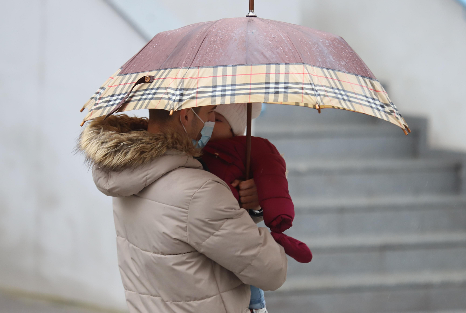 La mañana del sábado despide las lluvias de otoño en Huelva