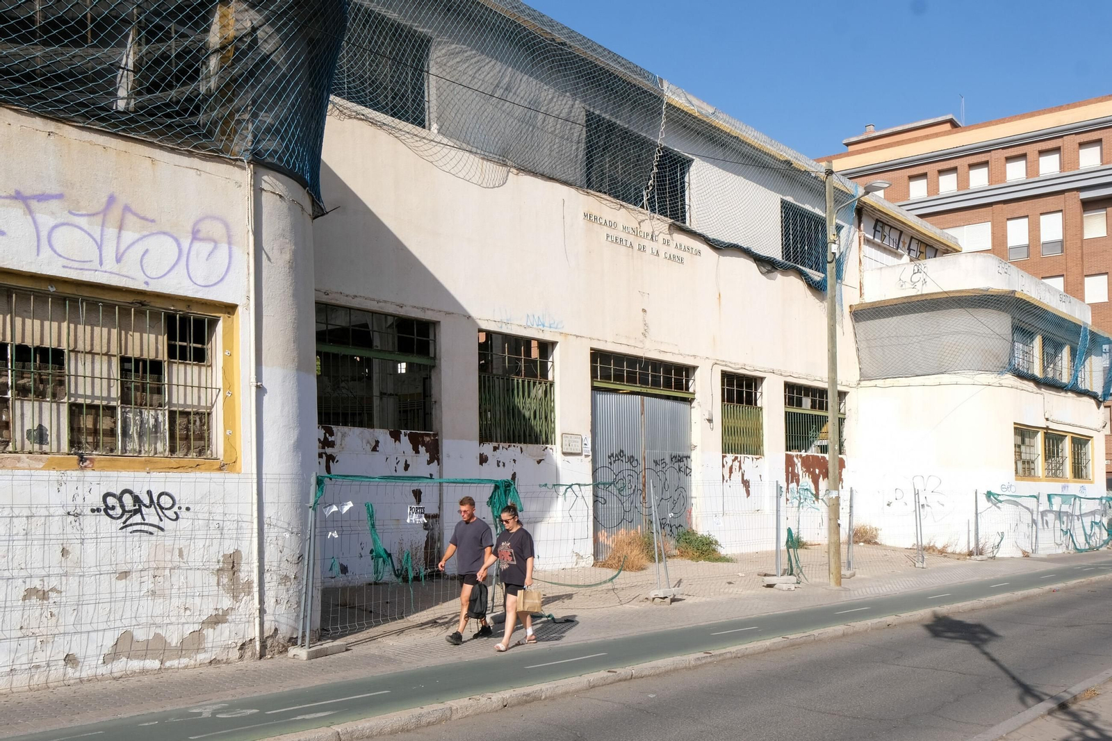 Aspecto del antiguo Mercado de la Puerta de la Carne.