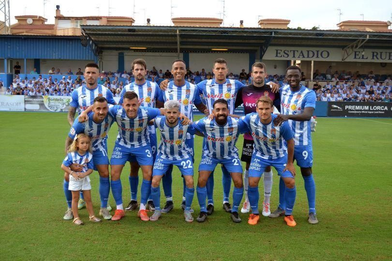 Formación inicial del Águilas, el pasado domingo ante el Mirandilla Formación inicial del Águilas, el pasado domingo ante el Mirandilla