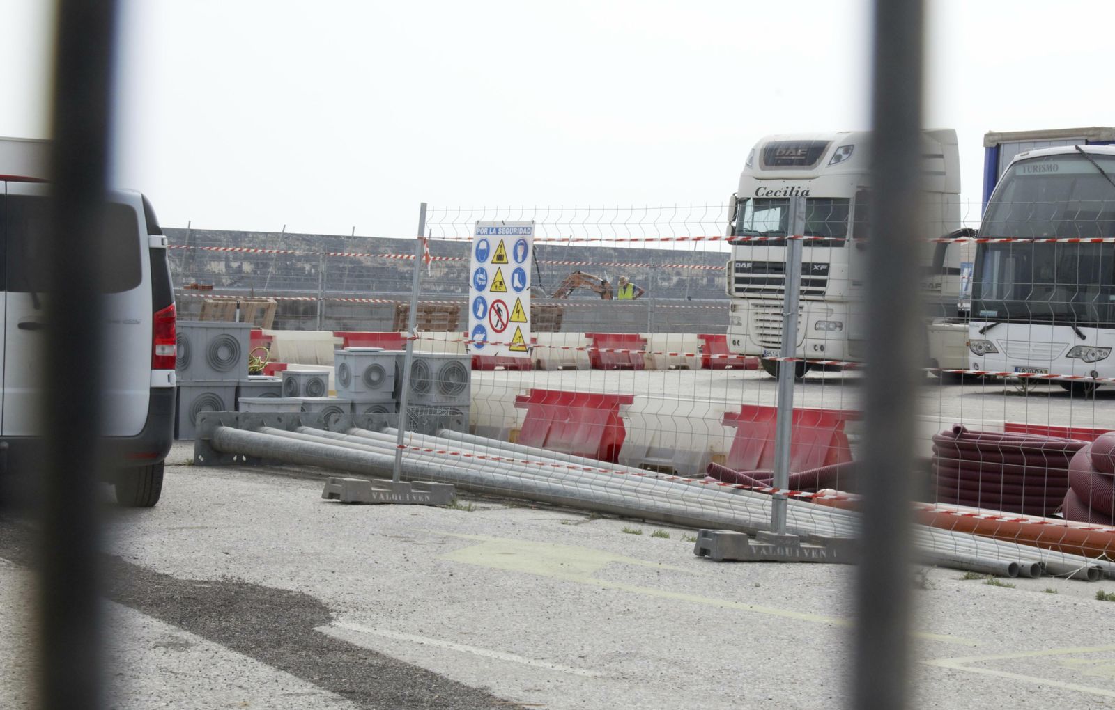 Obras de construcción del nuevo CETI de Motril