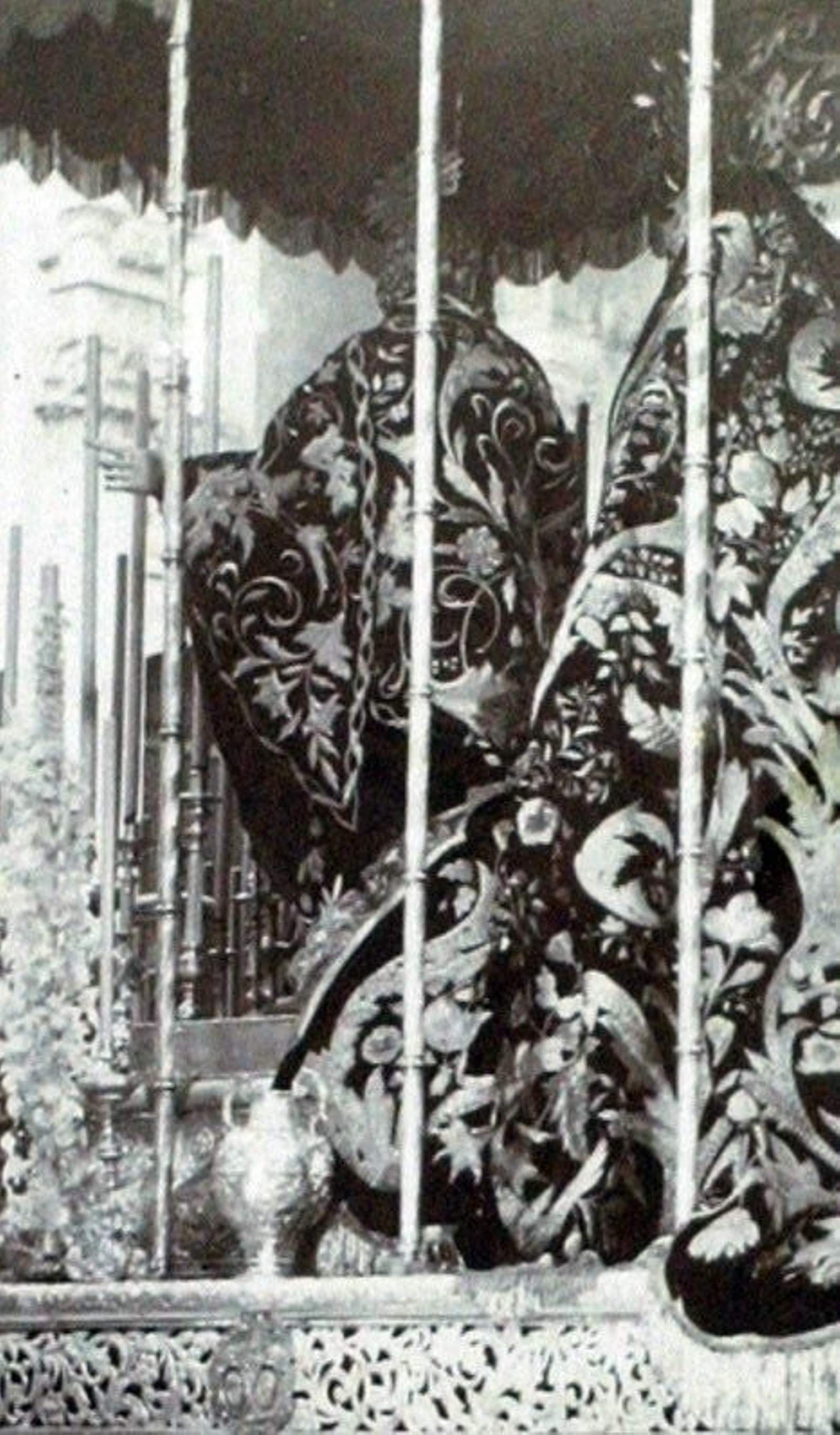 San Juan con las piezas que se restaurarán.