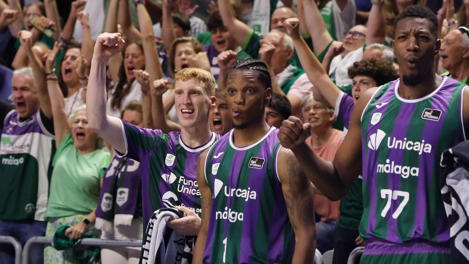 Las fotos del Unicaja-Barcelona, primer partido del play off de la Liga Endesa