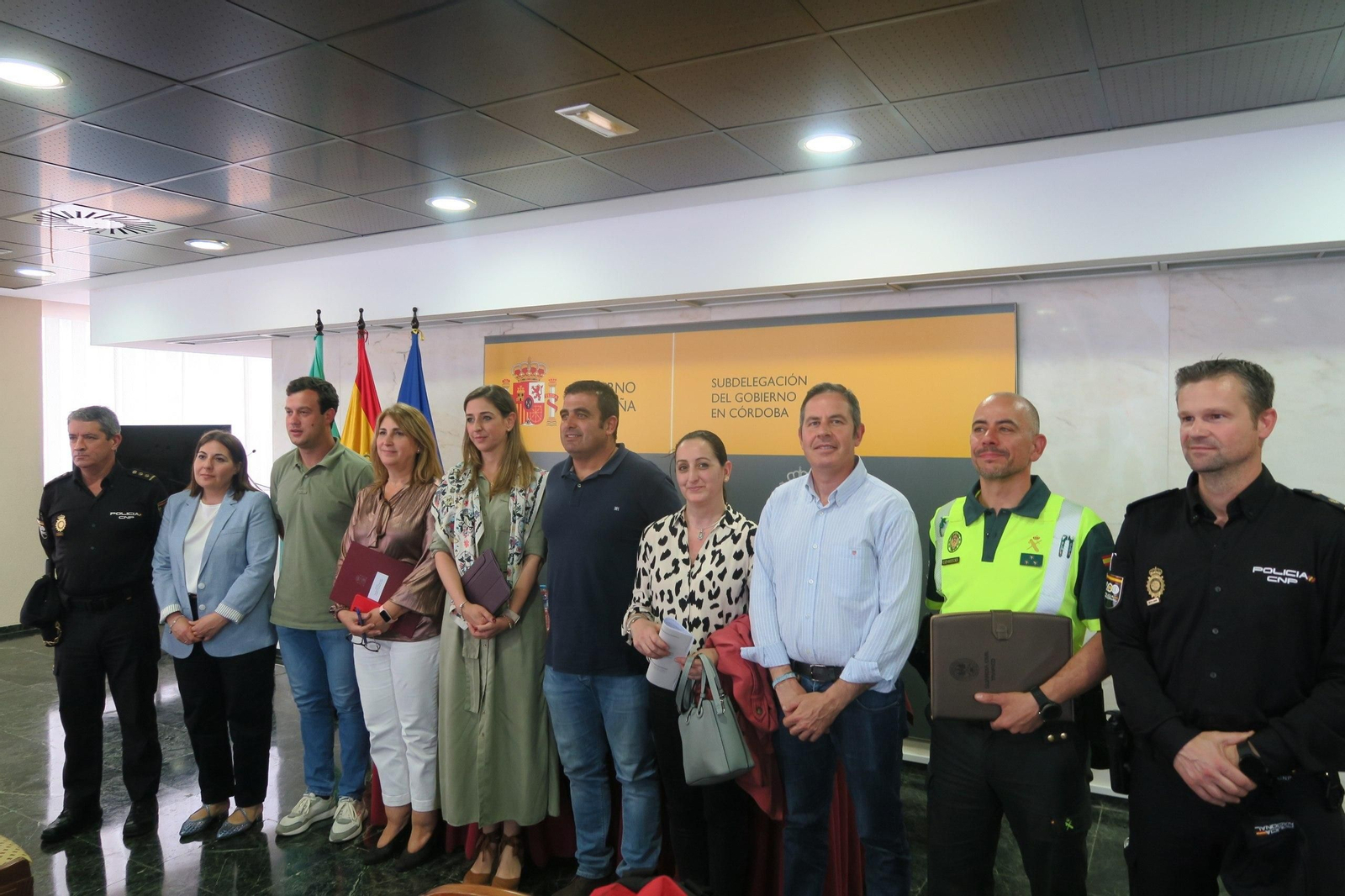 Reunión de seguridad para la peregrinación a El Rocío de las filiales cordobesas.
