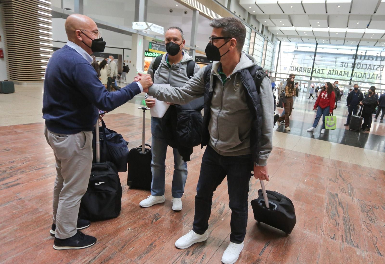 Málaga CF y Unicaja, en el mismo AVE a Zaragoza.