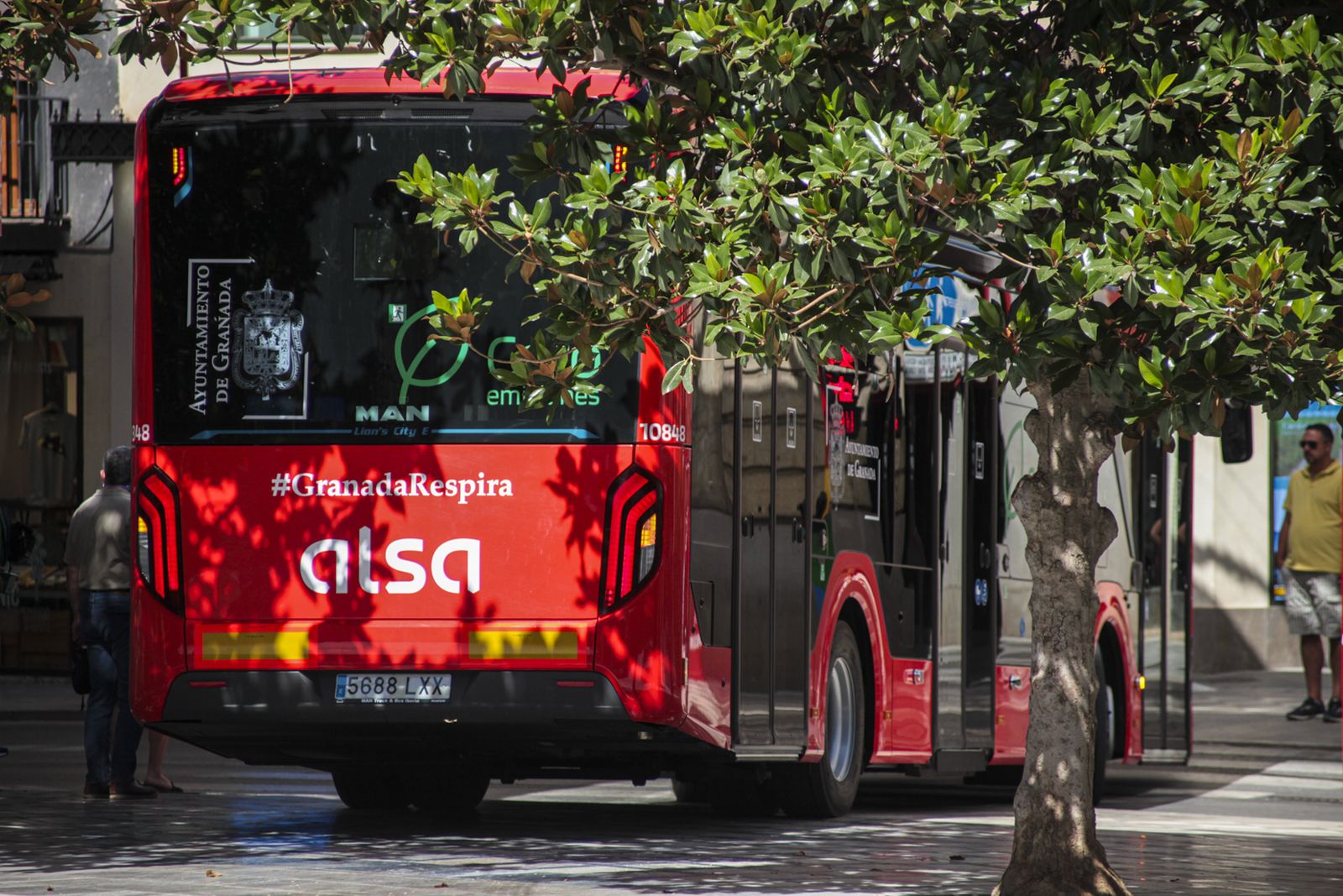 Autobús urbano, en una imagen de archivo.