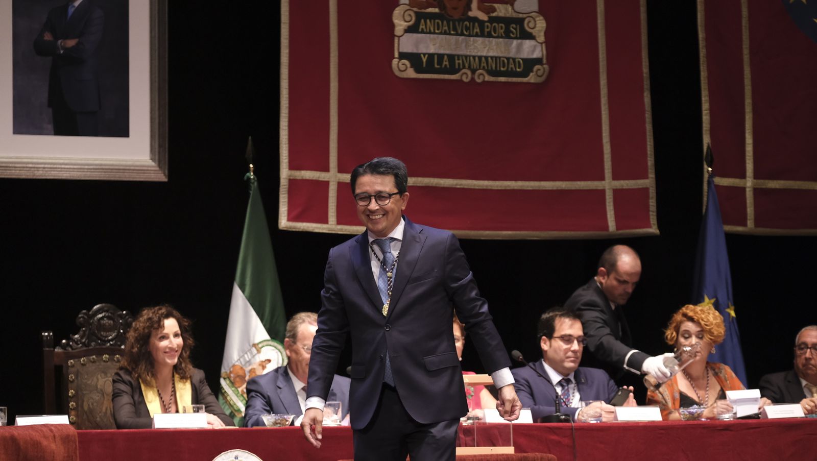 Imágenes de la investidura como Alcaldesa de Almería, de María del Mar Vázquez Agüero