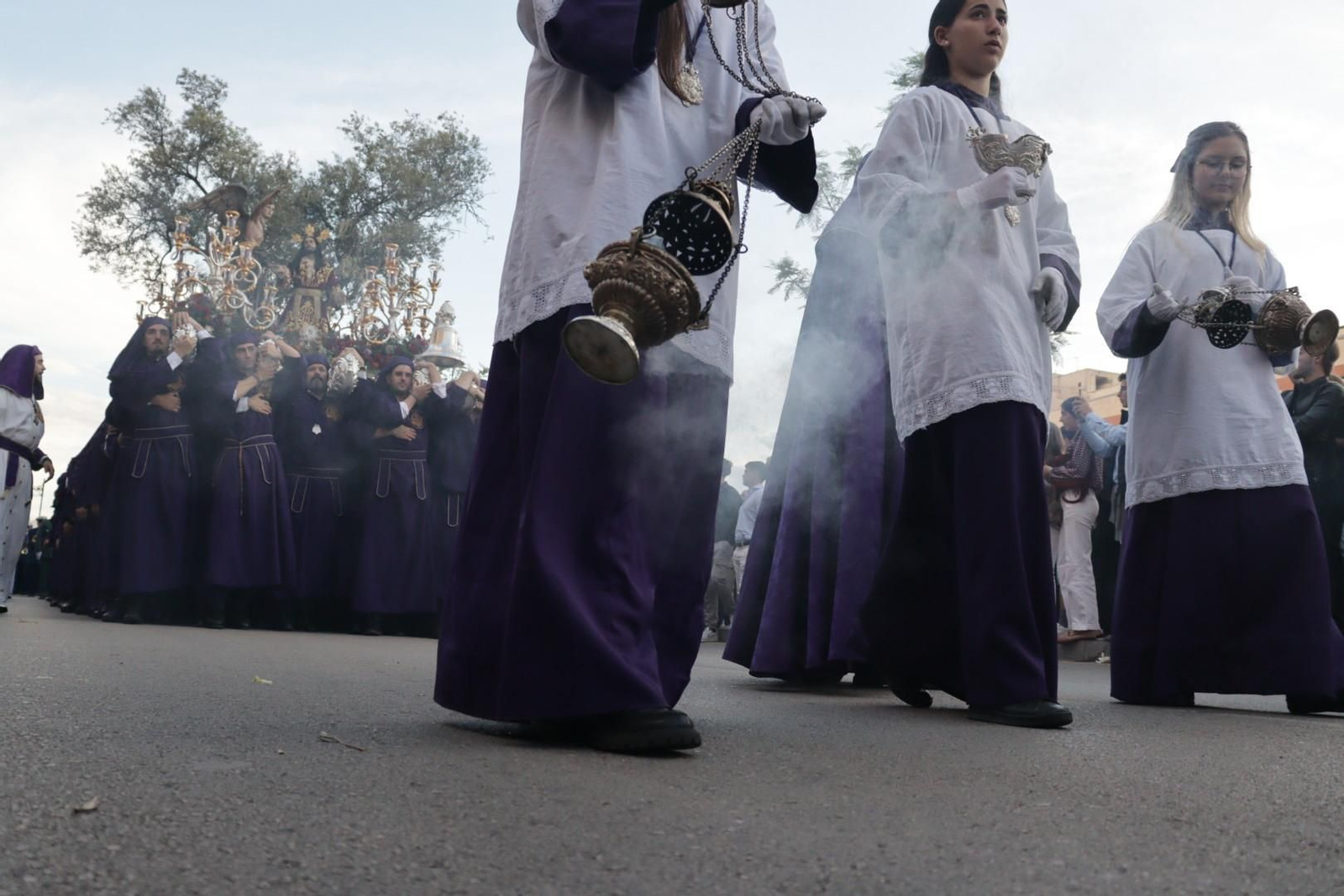 El Huerto el Domingo de Ramos en Málaga, en imágenes