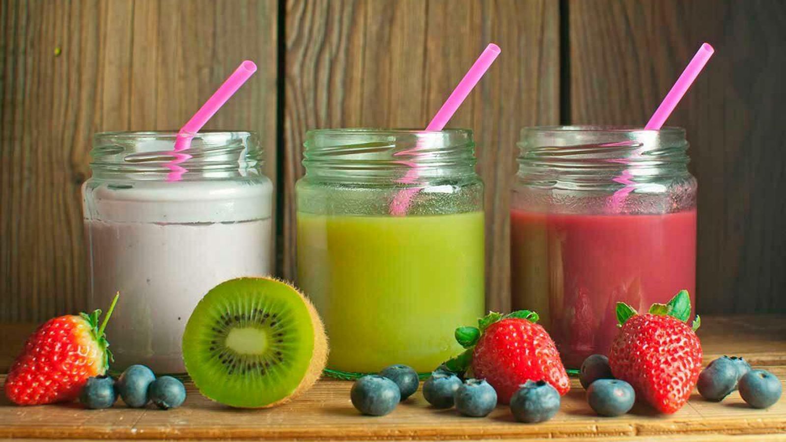 Los ‘smoothies’ son un acompañamiento perfecto para el desayuno.