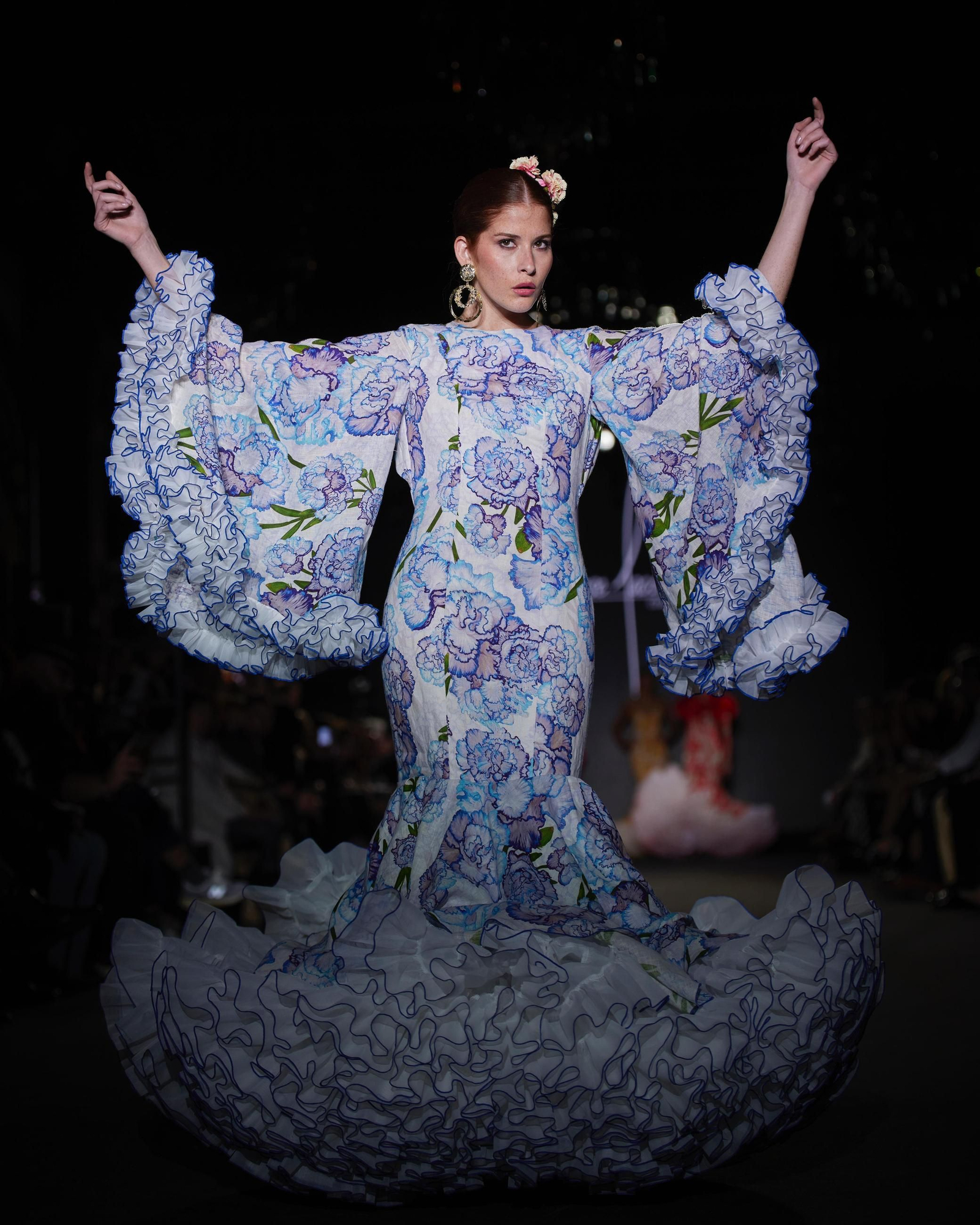 Un diseño con mangas bolero de José Paco Couture en We Love Flamenco 2025.