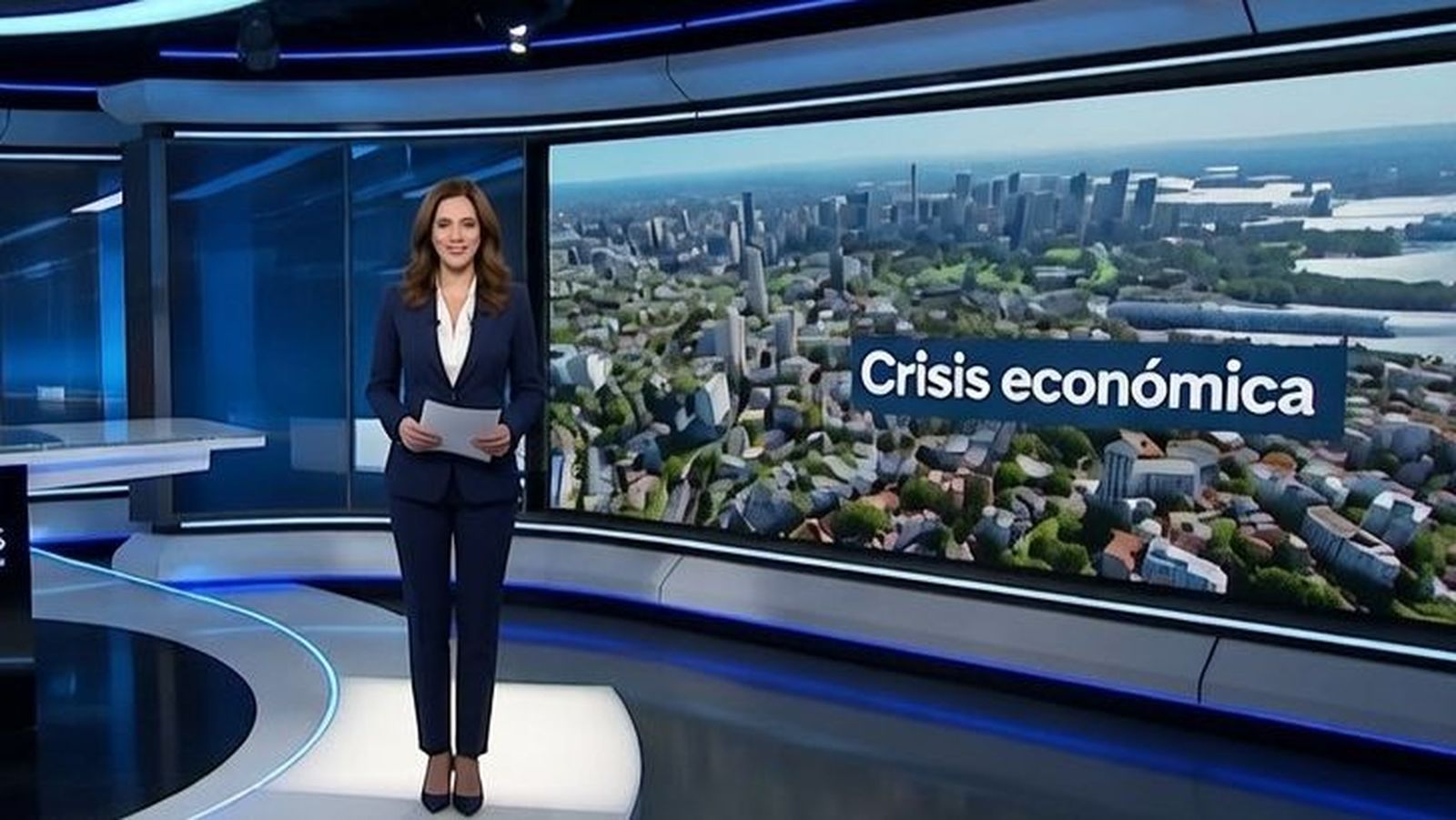 Un plató de informativos