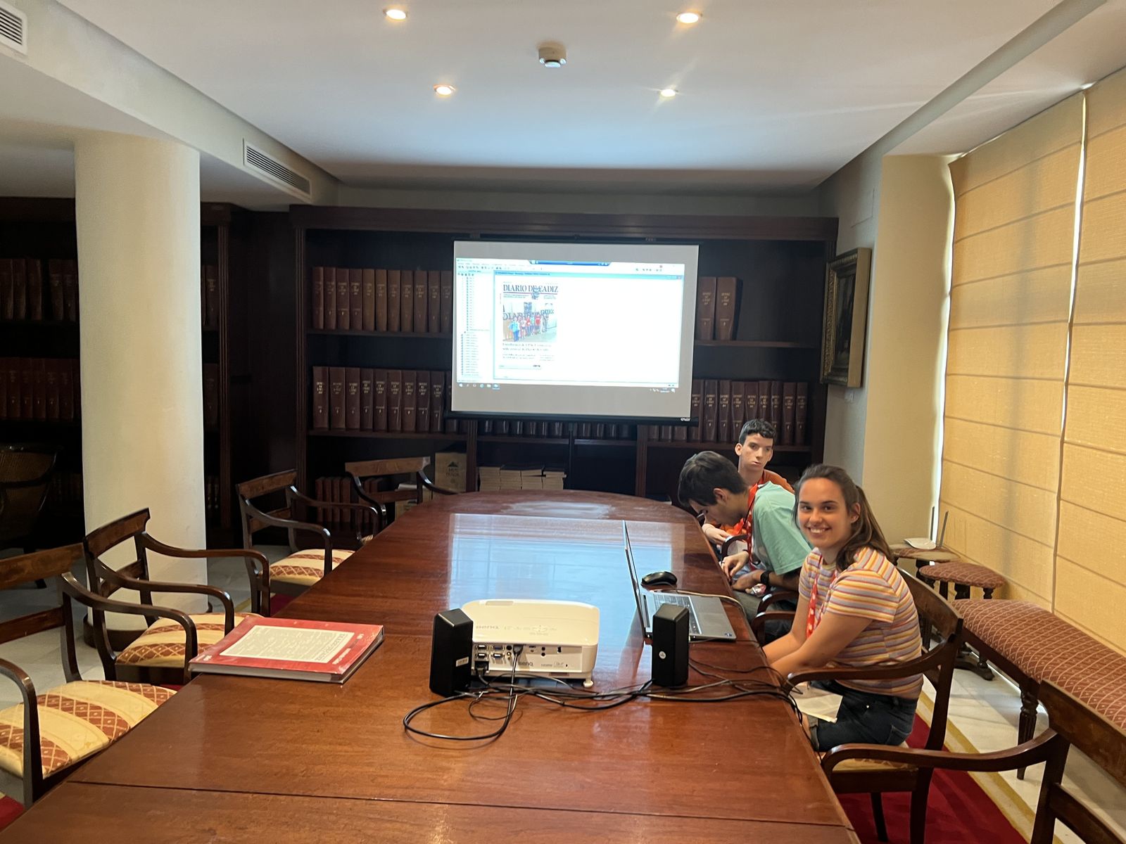 El colegio Upace de San Fernando visita Diario de Cádiz