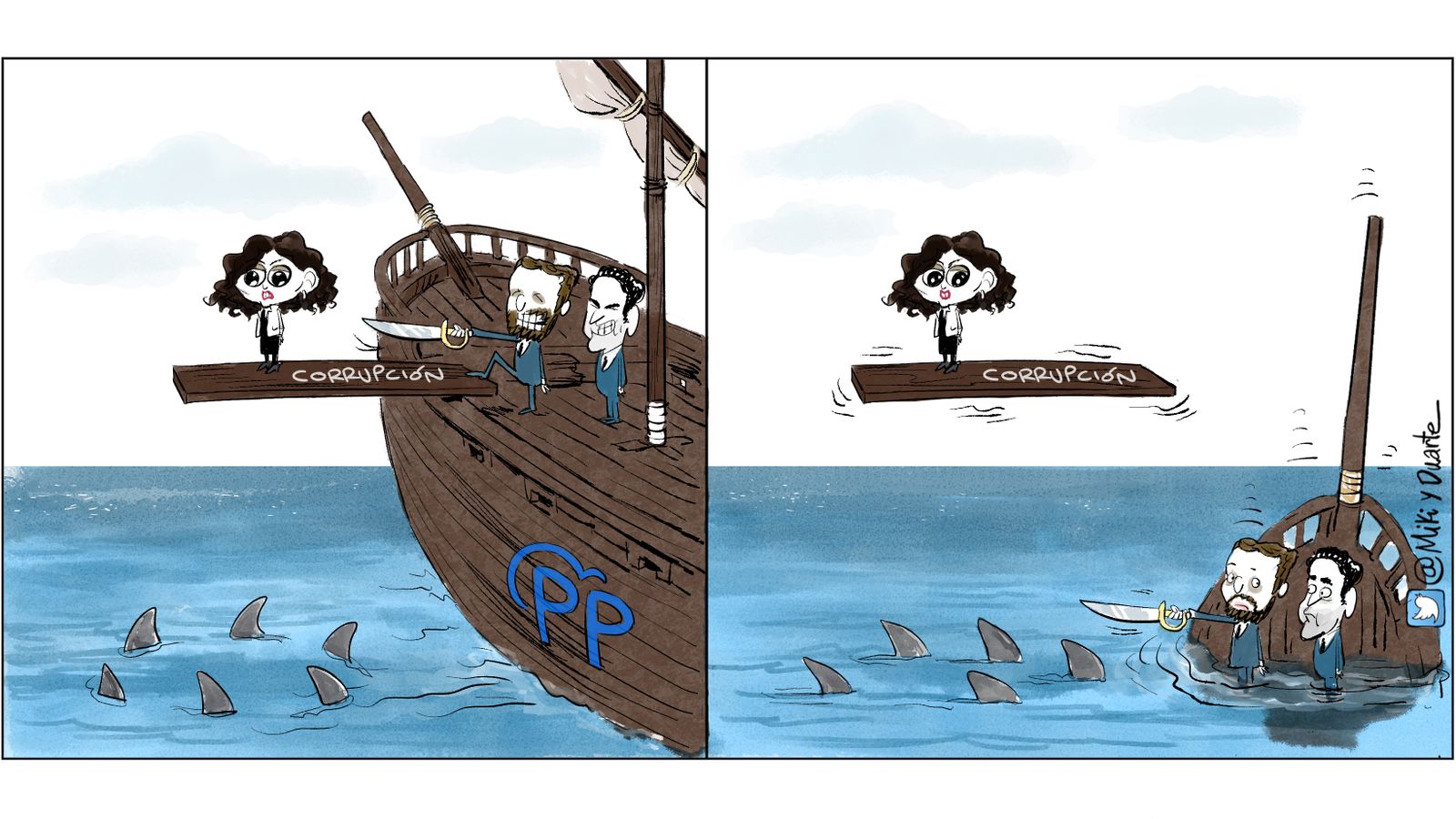 Casado, Ayuso y el PP