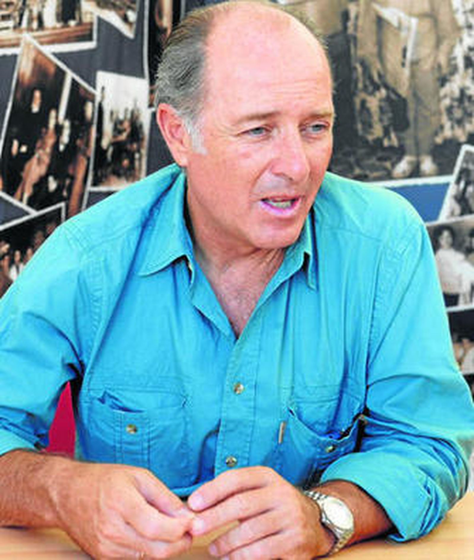 José Manuel Soto, durante la entrevista.