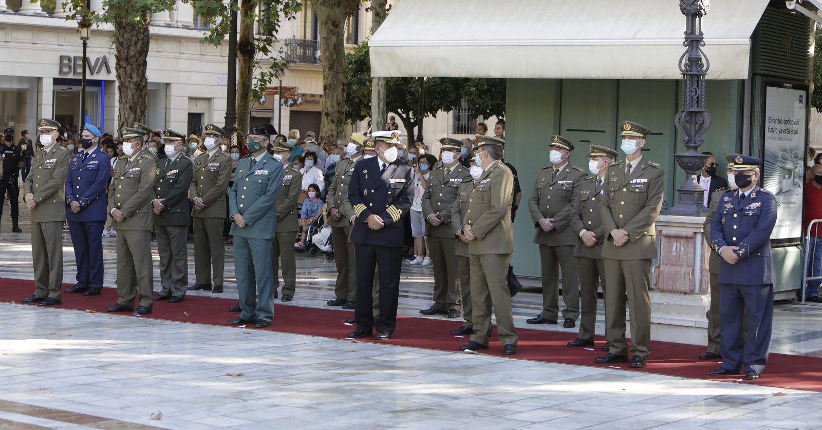 Acto militar por el Día de la Hispanidad