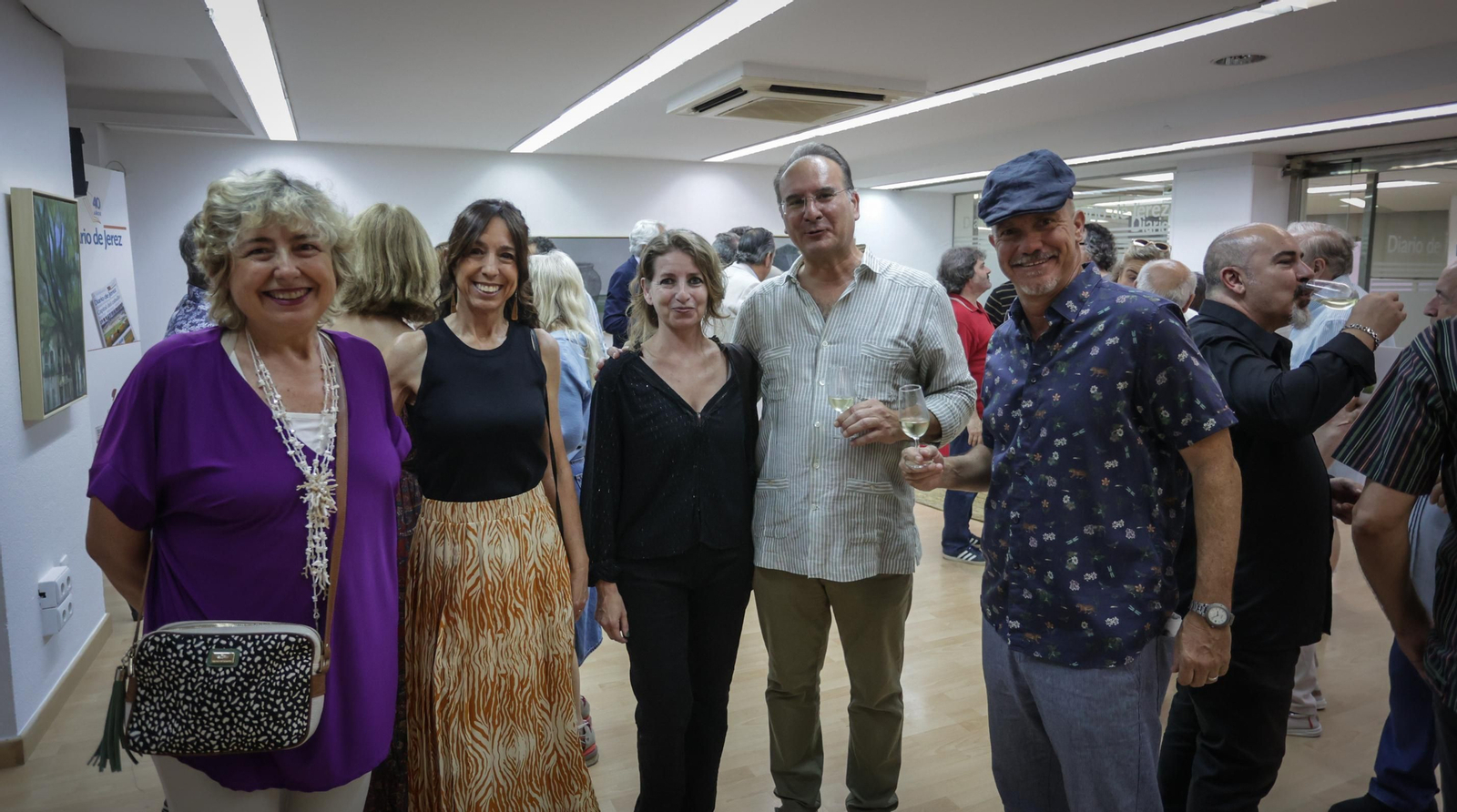 Fotos de la inauguración de la exposición de Jaime Pandelet en la sala ArteAdiario