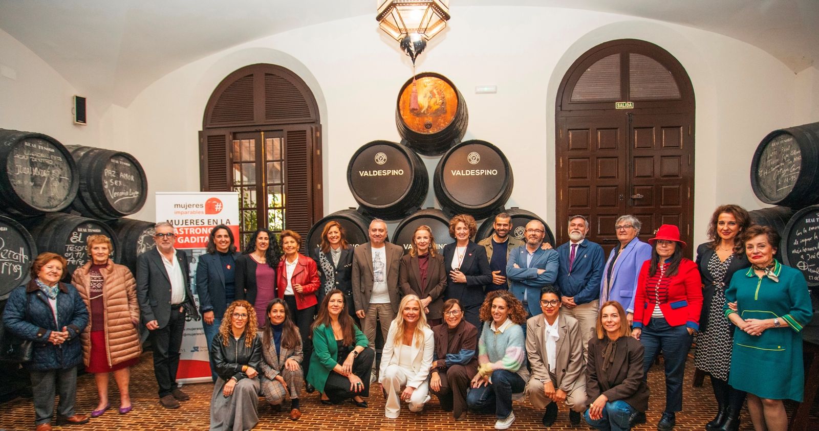 Bodegas Valdespino albergó el IV Encuentro Mujeres en la Gastronomia Gaditana de la Asociacion Mujeres Imparables.