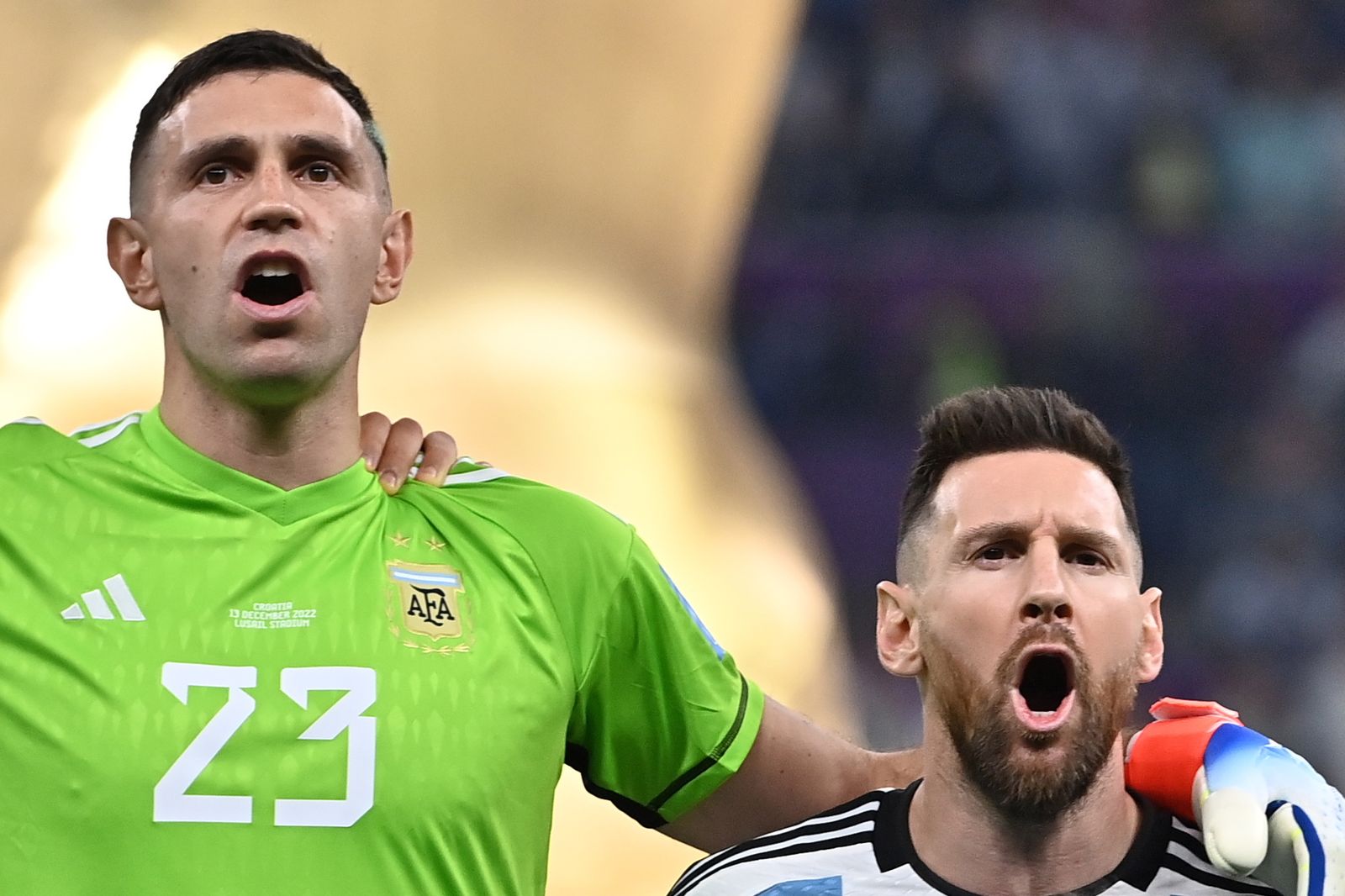 Las fotos de Messi contra Croacia