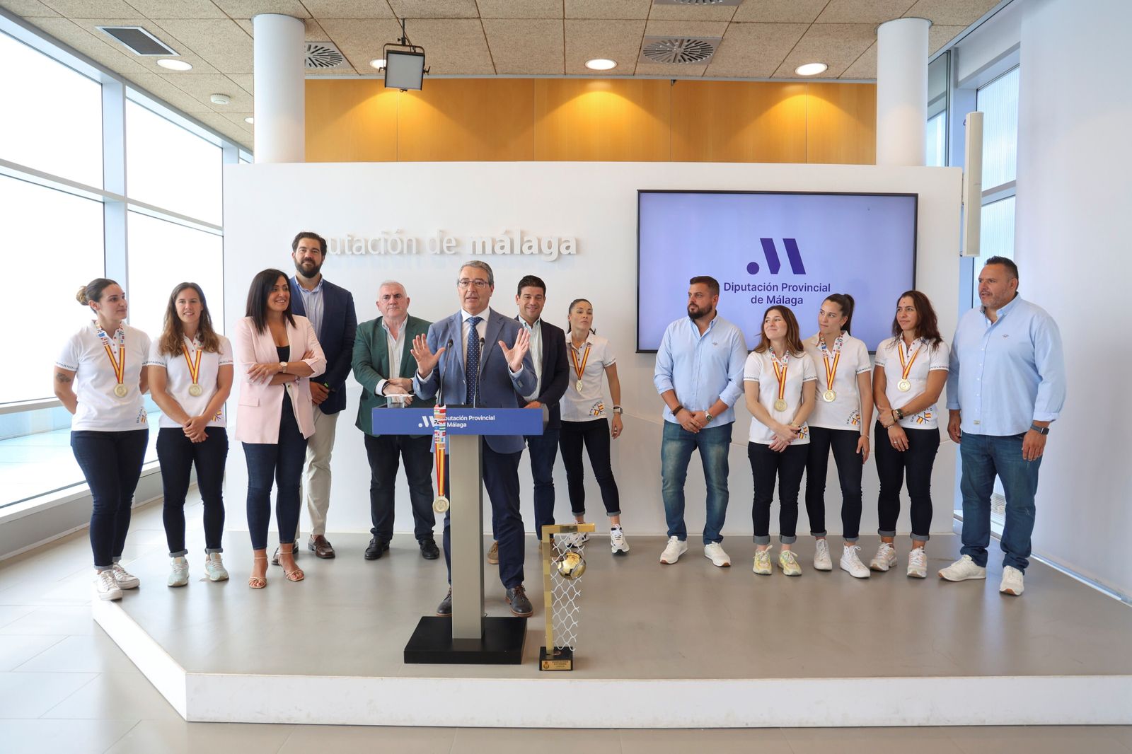 Recibimiento a las campeonas del Costa del Sol