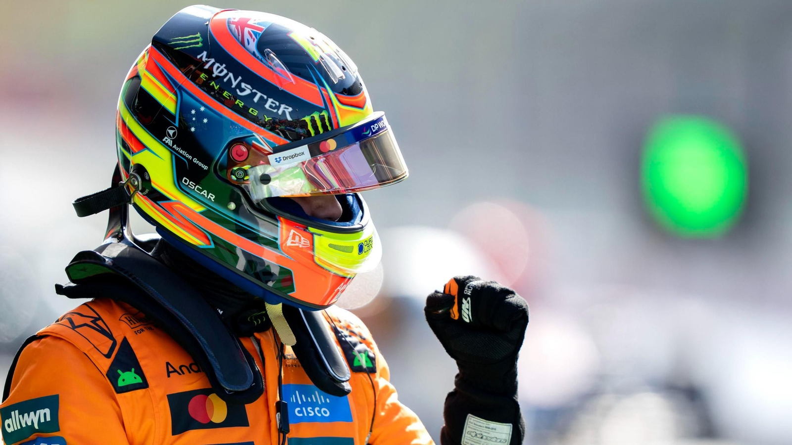 Piastri, piloto del McLaren tras lograr la 'pole' en el Gran Premio de Países Bajos