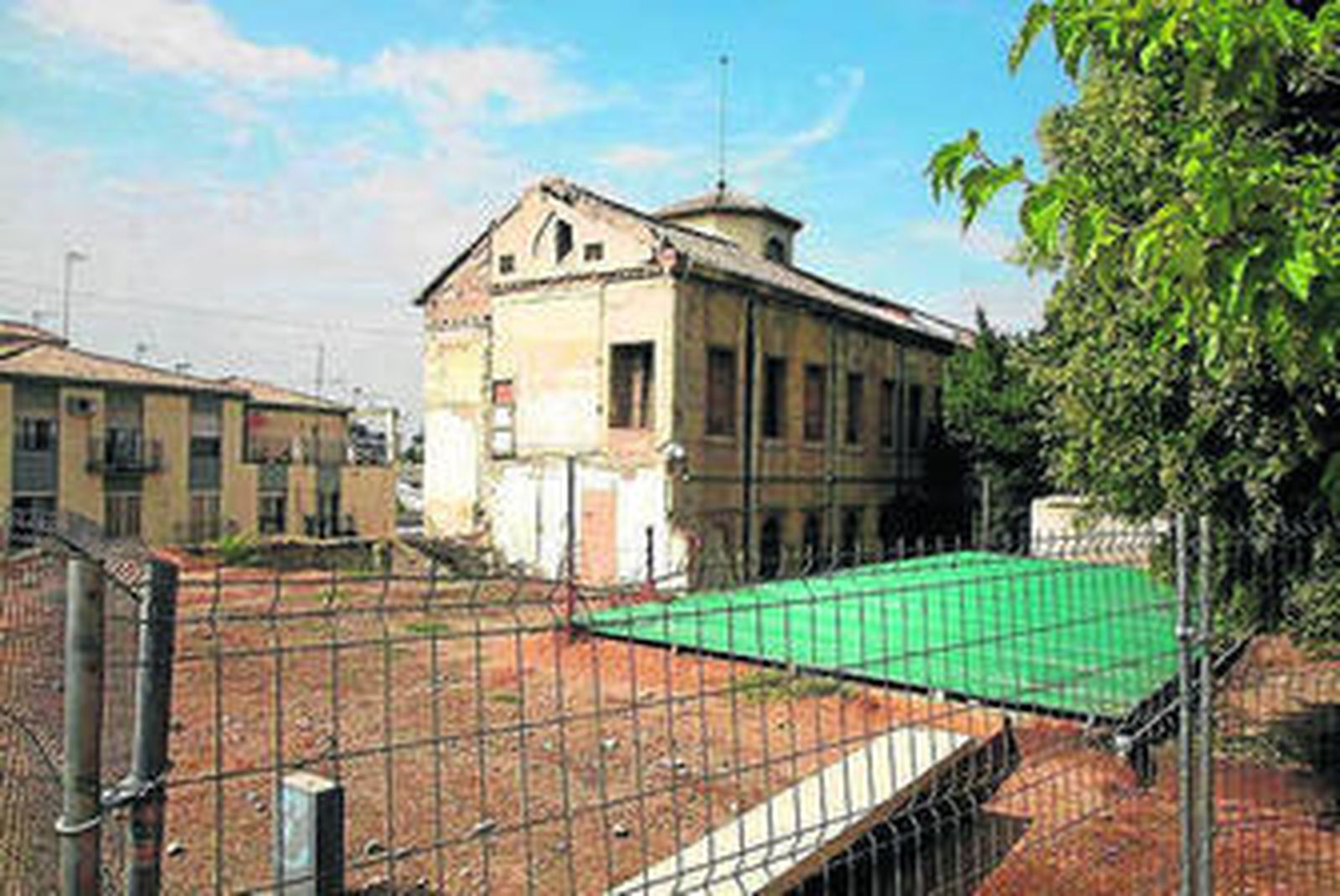 Una imagen de las obras del Cuarto Real de Santo Domingo.