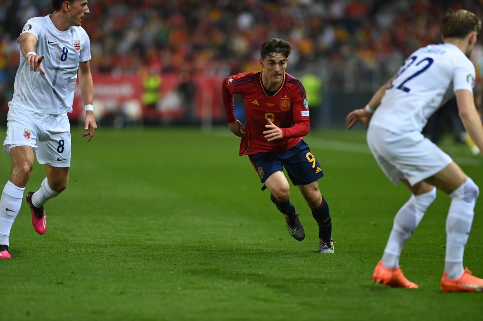 El España-Noruega de Málaga, en fotos